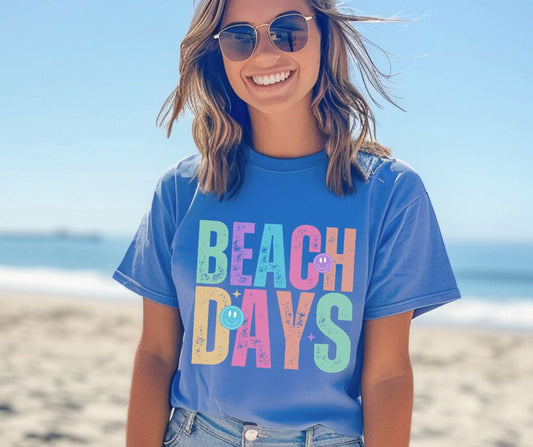 Beach Days (Colorful Smile) - DTF
