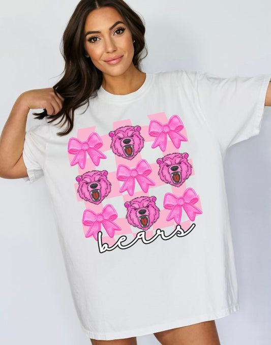 Bears (Coquette Bows/Mascot collage) - DTF