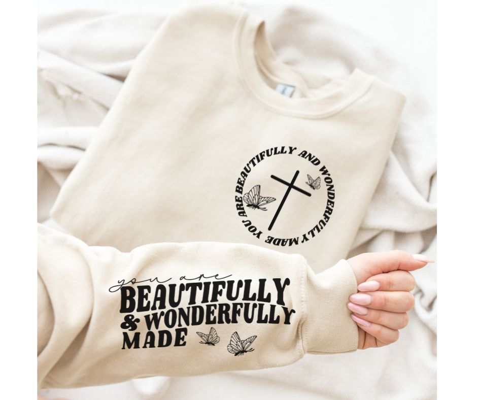Beautifully Beautifully and Wonderfully Made (SLEEVE and POCKET) - single color SP ...