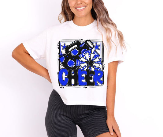 Cheer Collection (black/royal blue) - DTF