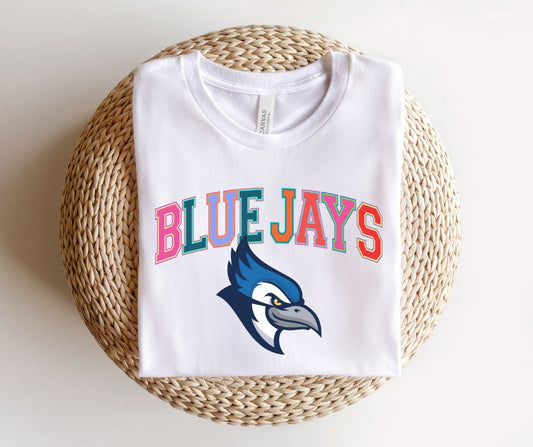BlueJays (multi-colored mascot) - DTF