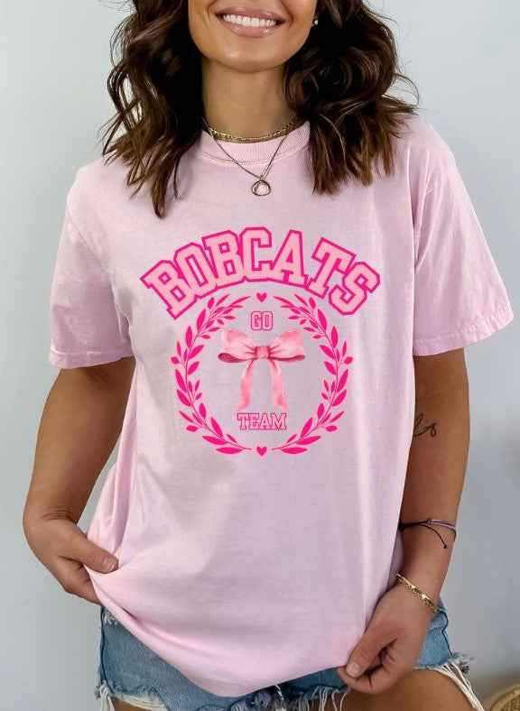 Bobcats (Coquette Pink Bows) - DTF
