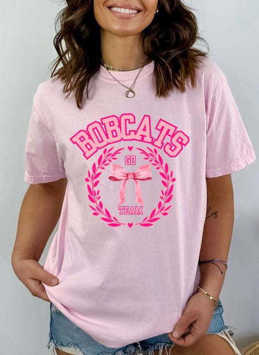 Bobcats (Coquette Pink Bows) - DTF