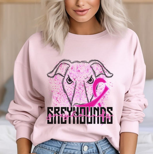 Greyhounds Mascot (breast cancer) - DTF
