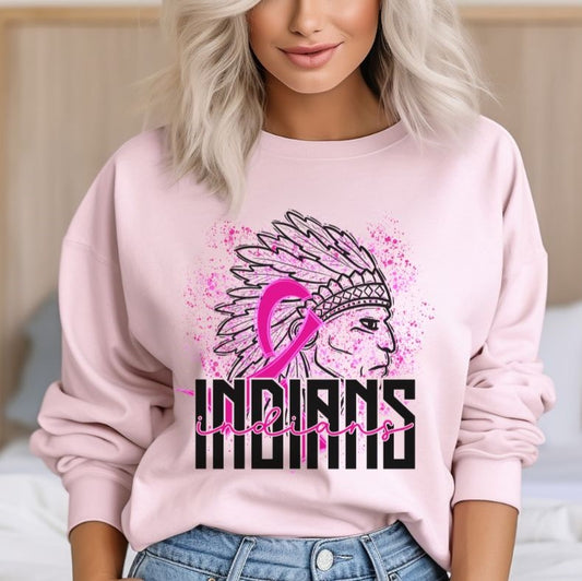 Indians Mascot (breast cancer) - DTF