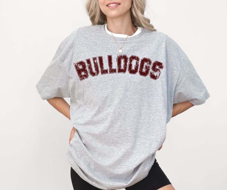 Bulldogs (Distressed Arch) - DTF