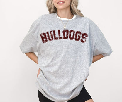 Bulldogs (Distressed Arch) - DTF