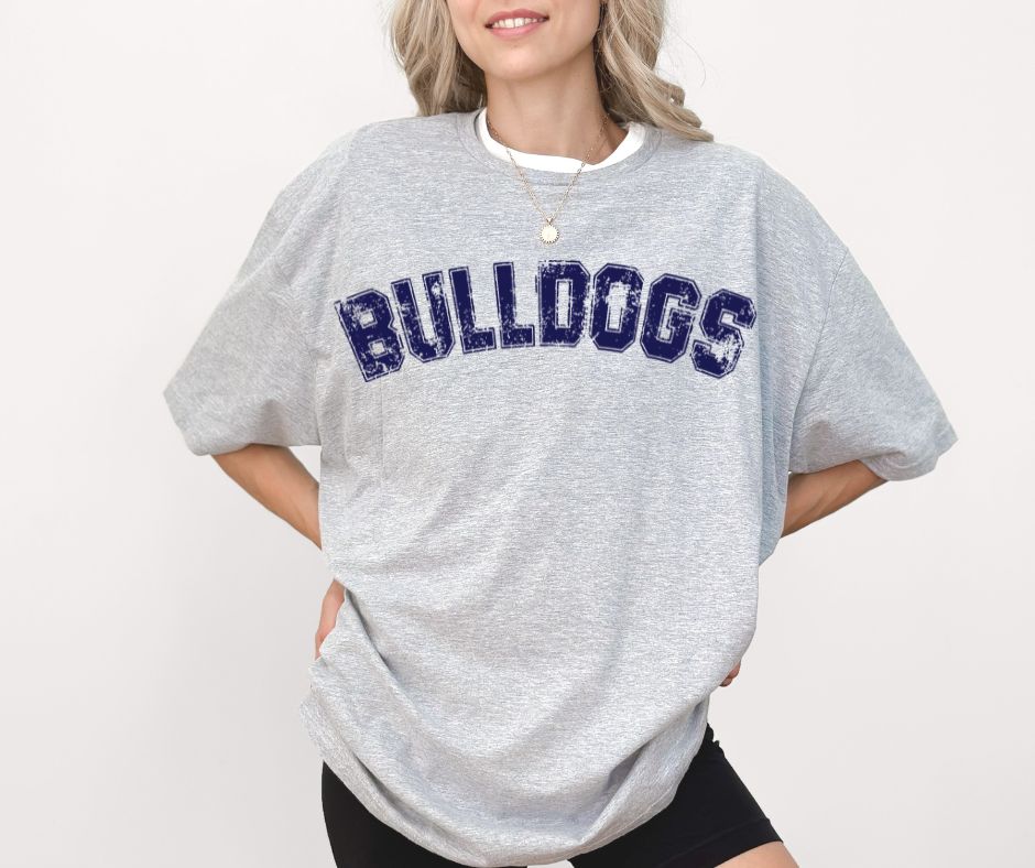 Bulldogs (Distressed Arch) - DTF