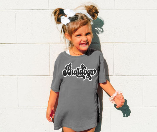 Bulldogs (retro black and white) - YOUTH - DTF