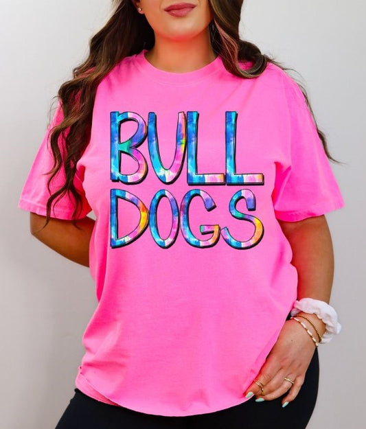 Bulldogs (watercolor mascots) - DTF