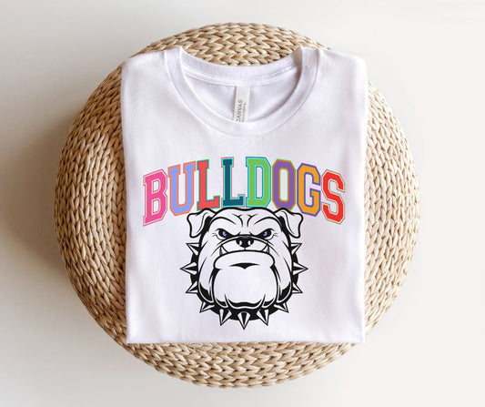 Bulldogs (multi-colored mascot) - DTF