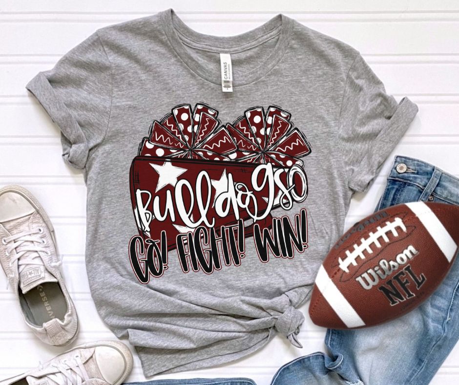 Go Fight Win (Bulldogs - Maroon) - DTF