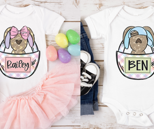 Bunny Basket (Personalized) - DTF
