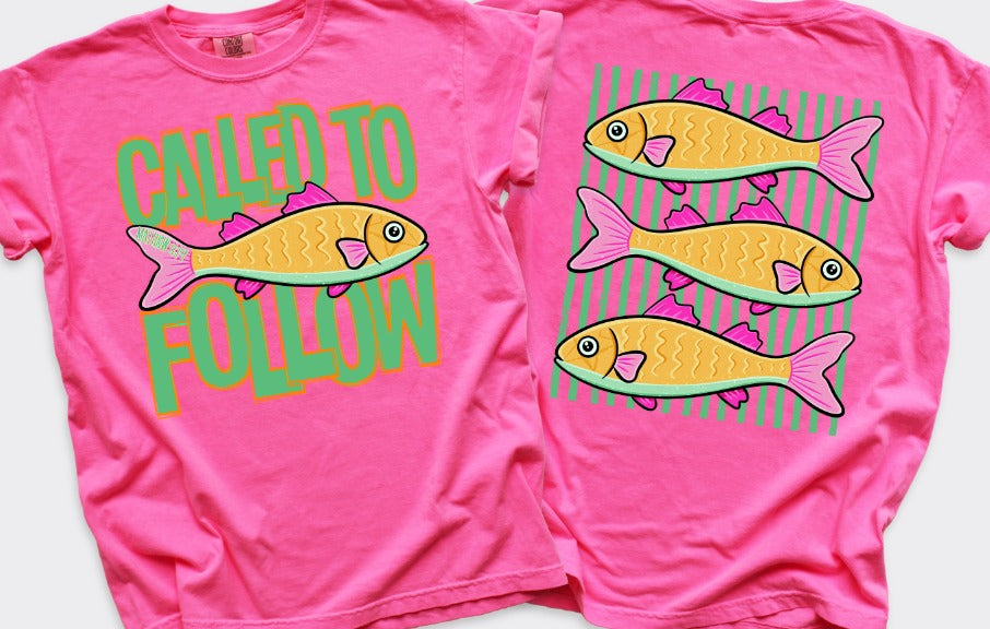 Called to Follow (2-in-1 front/back combo) - DTF