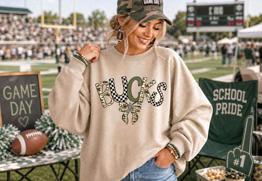 Bucks (Camo Check Mascot) - DTF