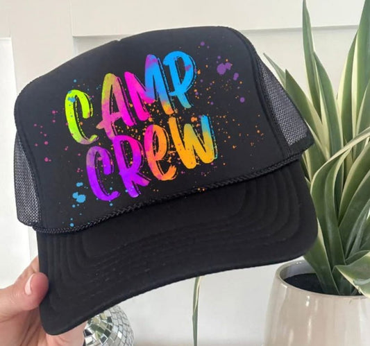 Camp Crew (Bright Colored Graffiti Style Words) - DTF