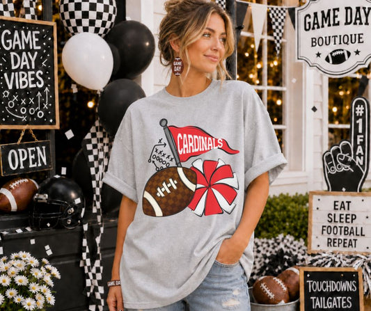 Cardinals - Red (Gridiron Plays Mascot) - DTF