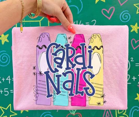 Cardinals (Crayon Doodle Mascots) - DTF