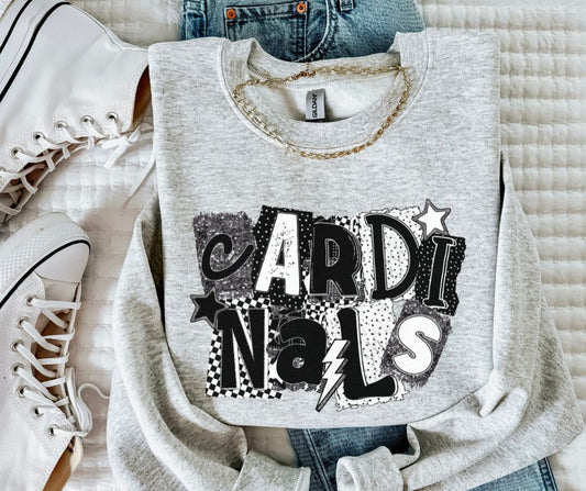 Cardinals (BW Collage Mascot) - DTF