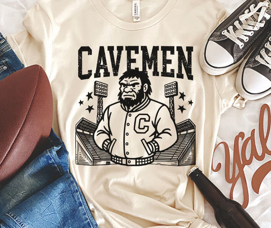 Cavemen (Letterman Mascots) - DTF