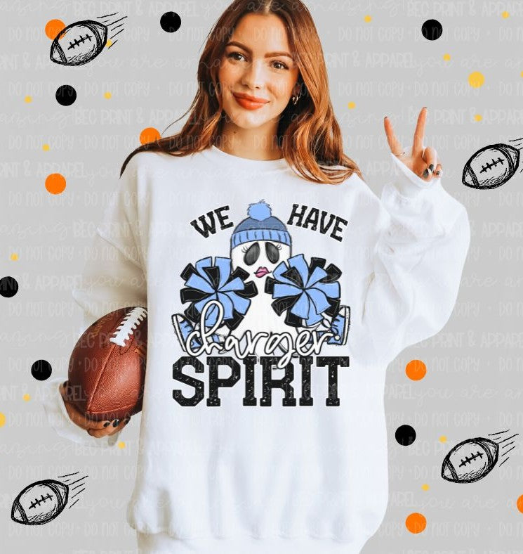 Custom (Ghost Cheerleader Mascot) - Design/Mock Up