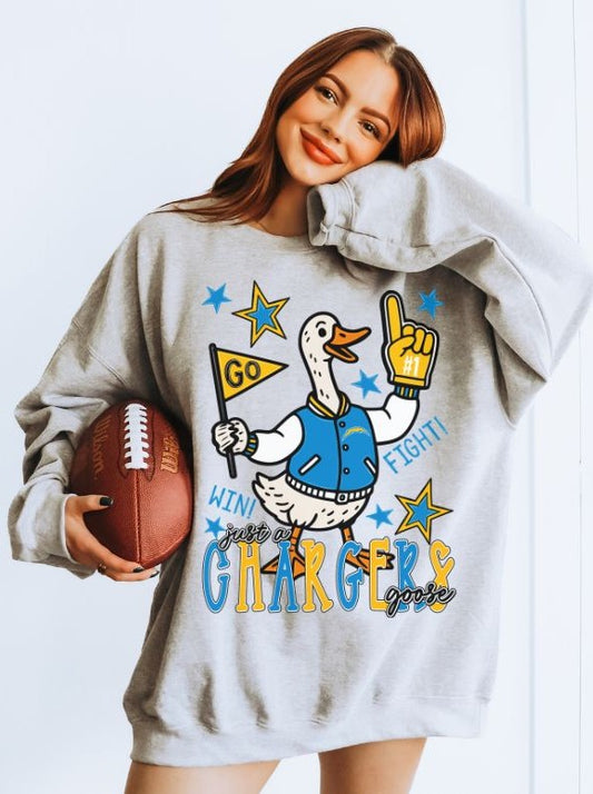 Just a CHARGERS Goose - DTF