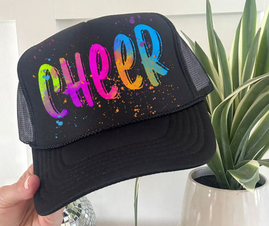 Cheer (Bright Colored Graffiti Style Words) - DTF