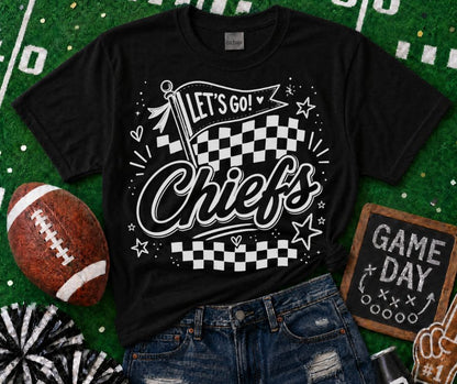 Chiefs (Lets Go Doodle Check Mascot) - DTF