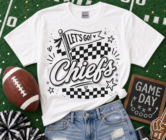 Chiefs (Lets Go Doodle Check Mascot) - DTF