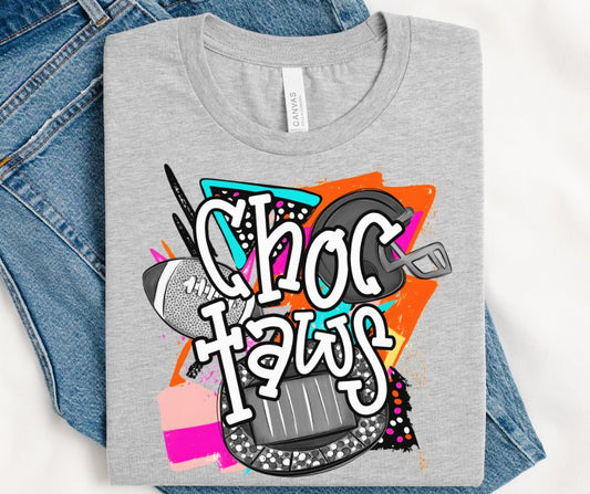 Choctaws (Bright Retro Football Mascot) - DTF
