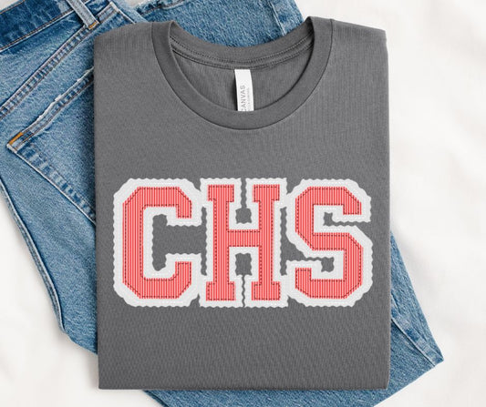 CHS - Red/White (Prepster Mascot) - DTF