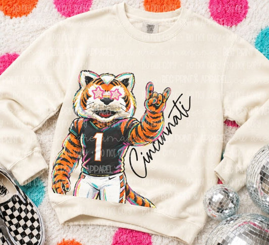 Cincinnati (Rockin NFL Mascot) - DTF