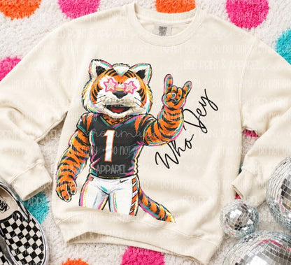 Cincinnati - Who Dey (Rockin NFL Mascot) - DTF