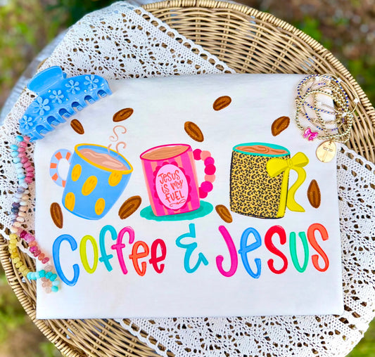 Coffee and Jesus - DTF
