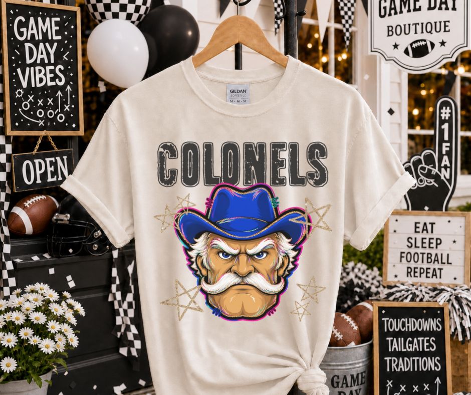 Colonels (Grunge Varsity Mascot) - DTF