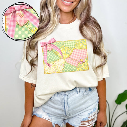 Colorado (Spring Quilted Faux Patch State) - DTF