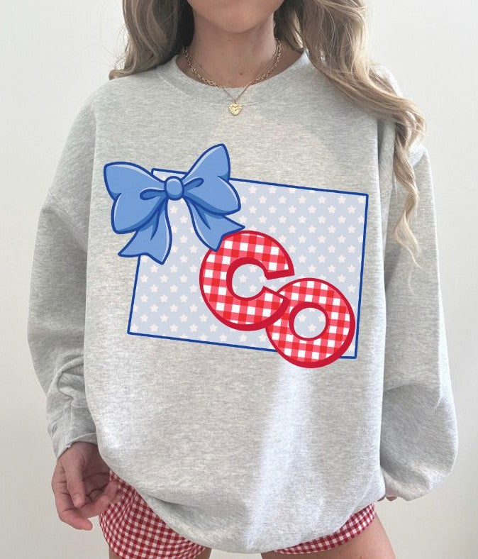 Colorado (American Gingham and Stars State) - DTF