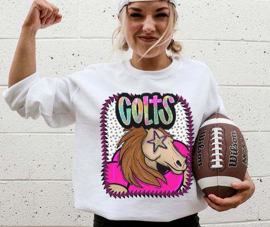 Colts (Pink Jersey Mascots) - DTF