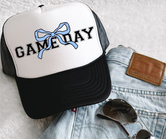 Game Day Coquette (Columbia Blue) - DTF