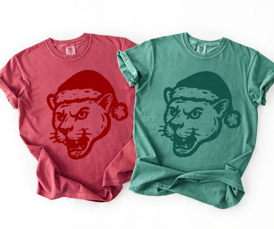 Cougars (Christmas Doodle Mascot) - DTF
