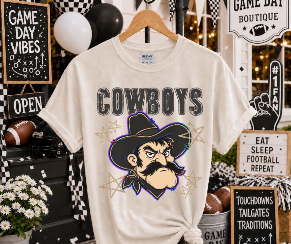 Cowboys (Grunge Varsity Mascot) - DTF