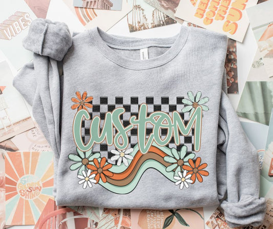 Custom (Boho Wave Mascot/Name/Occupation) - Design/Mock Up