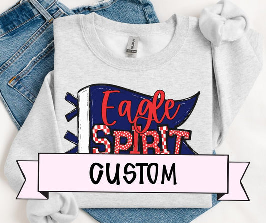 Custom (So Sporty Spirit Pennant Mascot) - Design/Mock Up