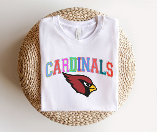 Cardinals (multi-colored mascot) - DTF