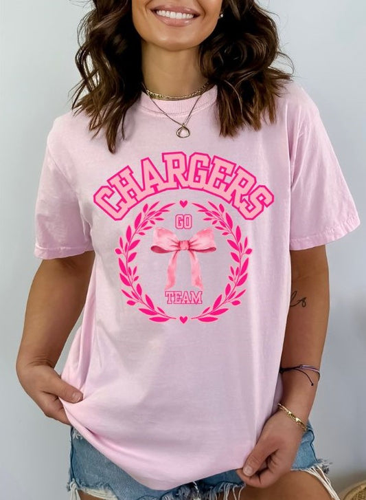 Chargers (Coquette Pink Bows) - DTF