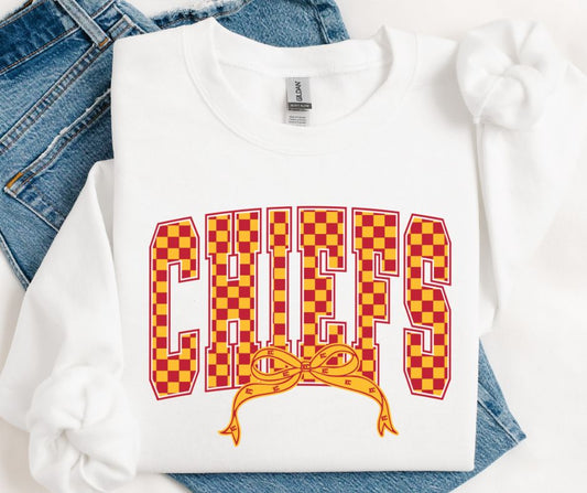 Chiefs (Checkered Bow) - DTF