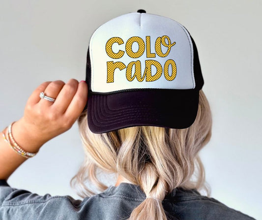 Colorado (Gold/Black Polka dot State) - DTF (Copy)