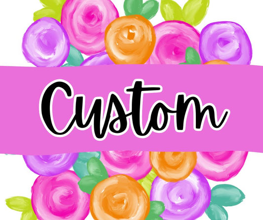 Custom Name (Mother's Day Floral Names) - DTF