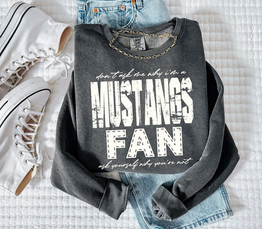 Mustangs (Don't Ask Me Why Spirit Mascot) - DTF