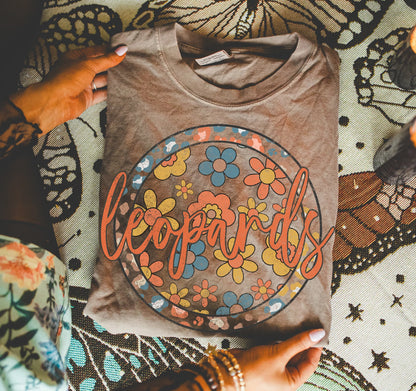 Leopards (Boho Floral Mascot - transparent and non-transparent) - DTF